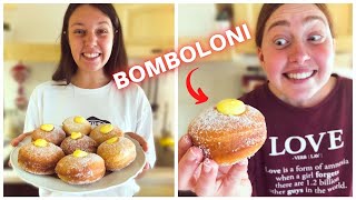 BOMBOLONI ALLA CREMA 😋 da leccarsi i baffi [upl. by Nivrae]