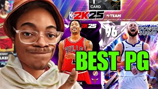 RANKING THE BEST POINT GUARDS IN NBA2K25 MyTEAM TIER LIST [upl. by Torrance]