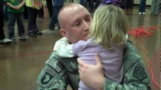 Soldier surprises daughter at school [upl. by Eiuol]