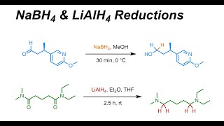 NaBH4 amp LiAlH4 Reductions IOC 23 [upl. by Rehprotsirhc440]