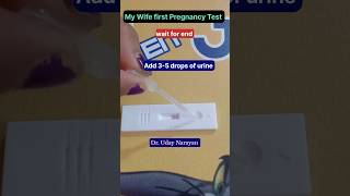 🥰How to use pregnancy test in home 🥰PregnancytestshortsNursing [upl. by Ahseinet]