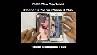 iPhone 16 Pro vs iPhone 8 Plus  PUBG Wow Map Test [upl. by Ahsiekim748]