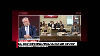 BAKAN IŞIKHAN İŞÇİYE VE İŞVERENE FAYDA SAĞLAYACAK ASGARİ ÜCRETİ HEDEFLİYORUZ [upl. by Assehc]