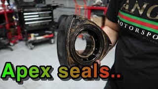 13B ROTARY ENGINE BUILD PART 2 WHATS INSIDE MY ENGINE [upl. by Nomzaj508]