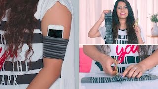 DIY How To Make Your Own Phone Armband [upl. by Cloris]