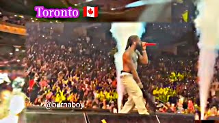 Burna boy shutdown 60k Scotiabank arena with excellent performance on stage [upl. by Erinn548]