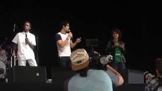 Fugue For Tinhorns  Darren Criss Gaten Matarazzo amp Caleb McLaughlin  Elsie Fest 2016 [upl. by Hanikas]