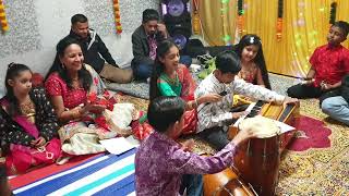 Fiji Kirtan by Rajveer Deo  Pooja at Aradhana and Rakeshs place October 2022 [upl. by Silver]