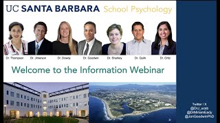 UCSB Gevirtz School  School Psychology Program Virtual Information Session 2024 [upl. by Haikan]