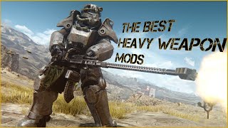 Fallout 4  Top 5 HEAVY Weapon Mods PC and XBOX [upl. by Ardnossac]