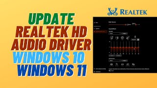 How to Download and Update Realtek HD Audio Driver on Windows 10 or Windows 11 [upl. by Ovatsug807]