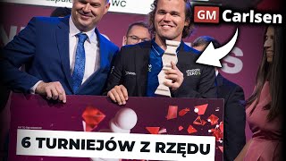 Carlsen WYGRYWA 6 turniej Z RZĘDU [upl. by Boardman]