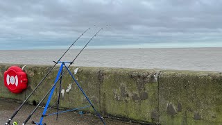 Suffolk Fishing Lowestoft Pier Good start to 2023 [upl. by Sairahcaz]