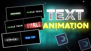 Top 10 alight motion text animation presets  XML text  text alight motion preset download free [upl. by Yrelav208]