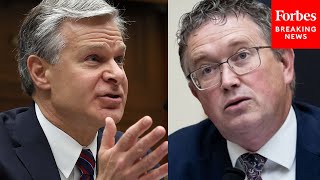 Thomas Massie Questions FBIs Wray About Ladder Used By Trumps WouldBe Assassin [upl. by Shayna]