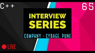 65 🔴 Bachelor Bhai  Interview Series  Cybage Softwares Pune [upl. by Abner]