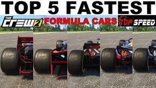 The Crew 2  Top 5 Fastest F1 Cars 2021 Update [upl. by Llemar]