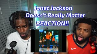 BabantheKidd FIRST TIME reacting to Janet Jackson  Doesnt Really Matter Official Video [upl. by Enitsua]