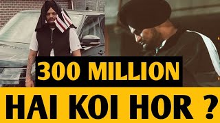 Sidhu Moose Wala • First Punjabi Song Who Complete 300 Million Streams ⛳🔥 • Big Update [upl. by Greeson]