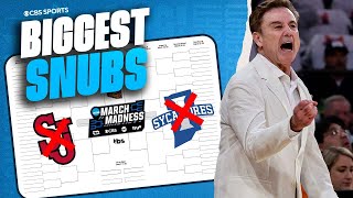 BIGGEST SNUBS From The NCAA Tournament I 2024 March Madness I CBS Sports [upl. by Tingey]