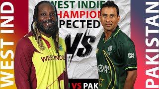 WEST INDIES Champions vs PAKISTAN Champions Expected Playing 11 [upl. by Repsac]