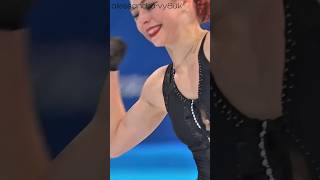 recommended olympics figureskating trusova [upl. by Ahsropal]