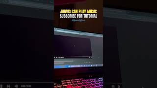 JARVIS AI CAN PLAY MUSIC  SUBSCRIBE FOR TUTORIAL 🔥aiassistant coding jarvis python jarvisai [upl. by Issi]