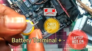 Lenovo g585 CMOS Bios Battery Located and Install [upl. by Dara]