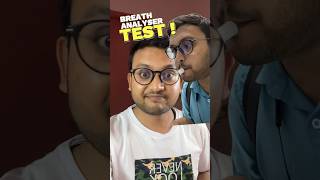 Breath Analyser Test me pakda gya 😟 youtubeshorts tranding minivlogs [upl. by Nazarius]