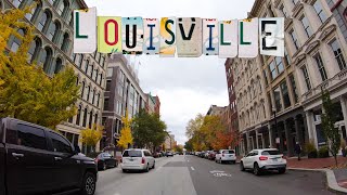 Louisville 4k  Driving Downtown  Kentucky USA [upl. by Ltney373]