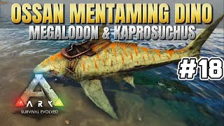 TAMING MEGALODON amp KAPROSUCHUS TAPI ENDINGNYA KAYA GINI  ARK SURVIVAL EVOLVED 18 [upl. by Dranik]