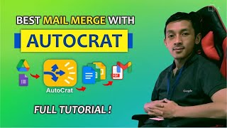 Tutorial Lengkap Cara Membuat Mail Merge dengan AutoCrat Terbaru di Google Form  Google Sheets [upl. by Ajssatsan41]