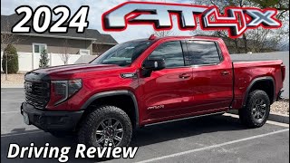 2024 GMC Sierra 1500 AT4X Driving Review  Performance amp Efficiency The Best Of Both Worlds [upl. by Airrat]