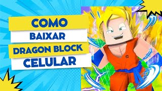 COMO JOGAR O NOVO LAUNCHER DE DRAGON BLOCK NO CELULAR [upl. by Aihsyak]