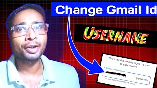 Gmail Account Ka Username Kaise Change Kare  How to Change Google Account Username [upl. by Abihsot]