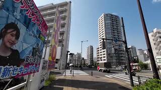 Walk along Tokyo Loop Road No6 from Hatsudai Sta to Nishishinjukugochome Sta初台駅から西新宿五丁目駅まで散歩 [upl. by Ermengarde]