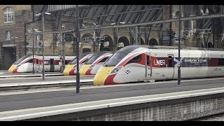 Trains at London Kings Cross and St Pancras International [upl. by Nelrah426]