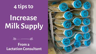 Increasing breastmilk supply  Tips for increasing breastmilk supply  How to pump more milk [upl. by Cagle469]