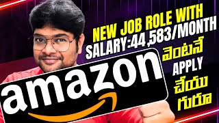 Amazon Biggest hiring  AMAZON లో TECH జాబ్స్  Latest Permanent Jobs  Jobs 2024  VtheTechee [upl. by Vernen]