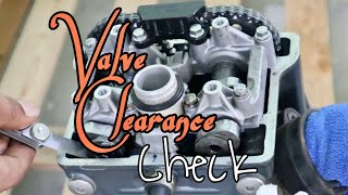 Valve Clearance check on a Motorcycle KTM 390 Engine [upl. by Retsae582]