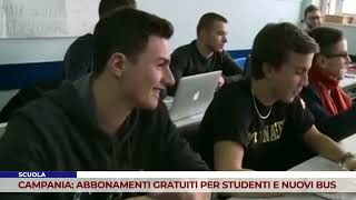 SCUOLA CAMPANIA ABBONAMENTI GRATUITI PER STUDENTI E NUOVI SCUOLABUS [upl. by Letney220]