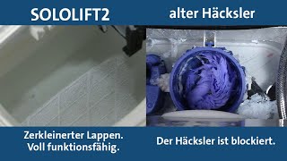 Grundfos SOLOLIFT2  Zerkleinerungseigenschaften [upl. by Eilsew]