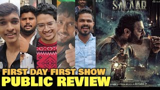 Salaar PUBLIC REVIEW  First Day First Show  Prabhas  Prashanth Neel [upl. by Ydnolem]