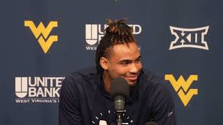 WVU Mens Basketball Aden TagaloaNelson Press Conference  Feb 16 2024 [upl. by Molton]