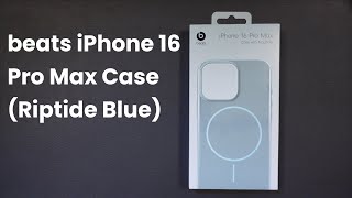 Official beats iPhone 16 Pro Max Case Up Close Riptide Blue [upl. by Ayres]