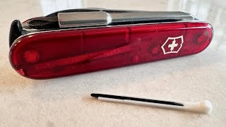 Micro screwdriver mod for the toothpick slot of my Victorinox Swiss Army Knife [upl. by Seditsira]