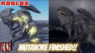 MUTAVORE MODEL FINISHED  Roblox Kaiju Universe [upl. by Aihset307]