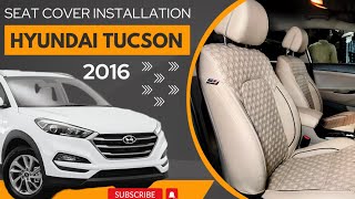 Hyundai Tucson Seat Cover Installation  truFIT  Seat Covers for cars  Leather [upl. by Cerell]