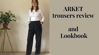 Arket trousers review and lookbook [upl. by Suellen]