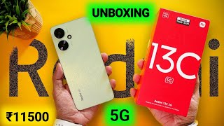 REDMI 13C 5G UNBOXING amp FULL REVIEW ।। best 5G phone Ander ₹11000 । ManojSaruu [upl. by Amaryl]